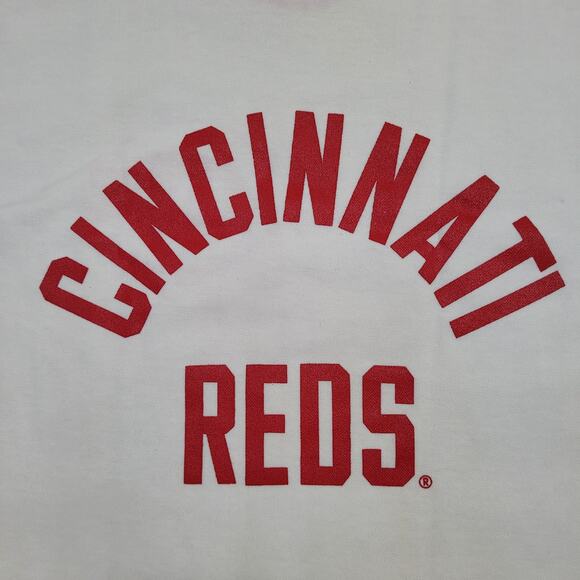 Vintage 80s Cincinnati Red Ringer Shirt XS/S 18x26 Baseball - Picture 15 of 16
